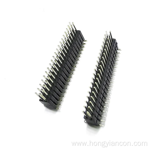 2.54mm Dual Row Double Plastic SMT 80pin 100pin Pin Header 2*40P